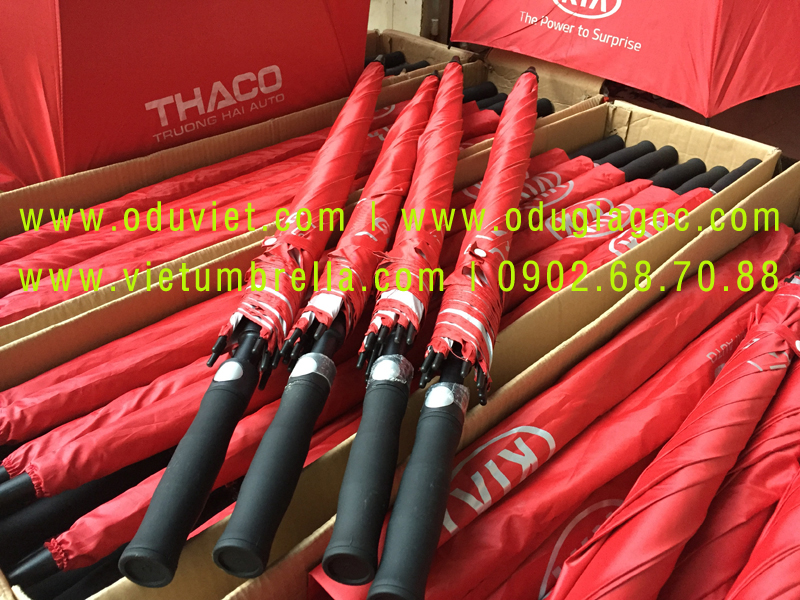 xưởng sản xuất ô dù cầm tay in logo quảng cáo